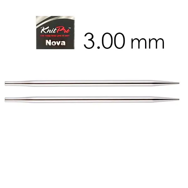 Circulares 3mm, Agujas circulares intercambiables KnitPro de 3 mm