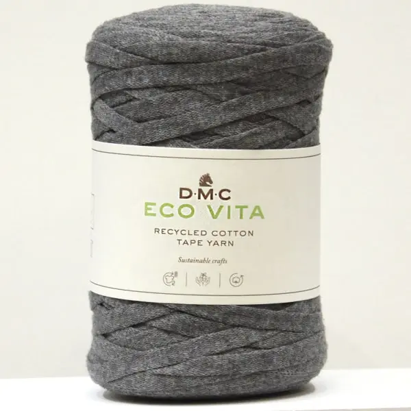 Eco Vita Tape 122, Trapillo DMC 250 gr (120m). Color 122-gris marengo
