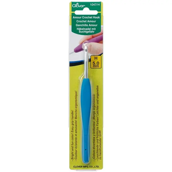 Ganchillo 5.0 mm, Ganchillo Amour Clover de 5.0 mm para crochet