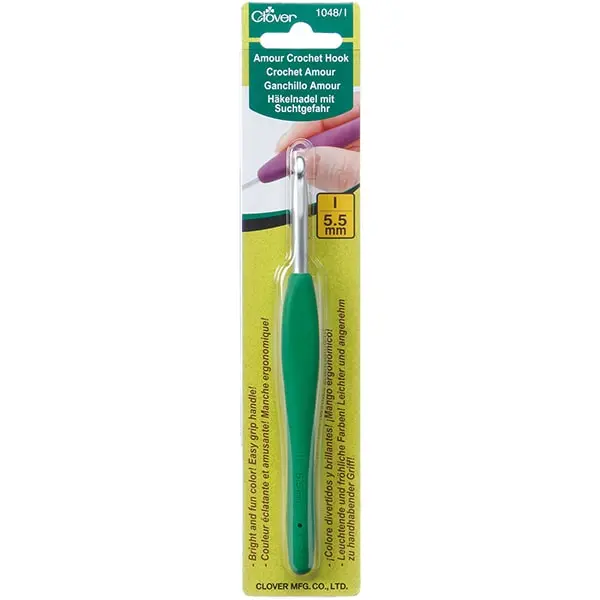 Ganchillo 5.5 mm, Ganchillo Amour Clover de 5.5 mm para crochet