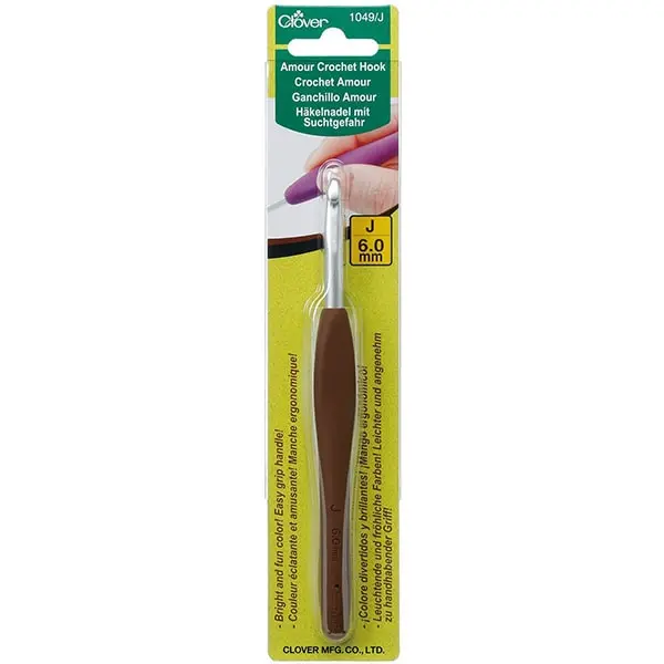 Ganchillo 6.0 mm, Ganchillo Amour Clover de 6.0 mm para crochet