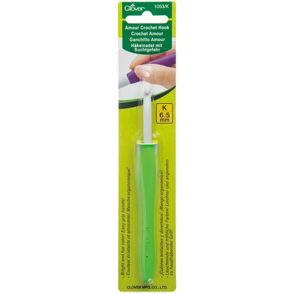 Ganchillo 6.5 mm, Ganchillo Amour Clover de 6.5 mm para crochet
