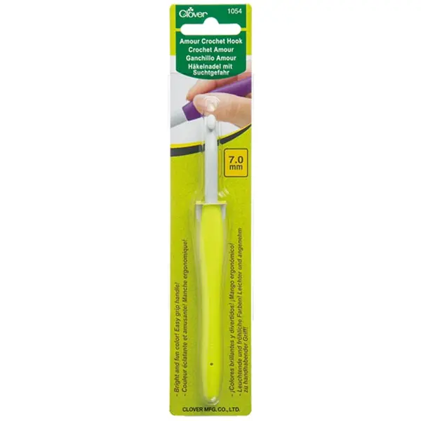 Ganchillo 7.0 mm, Ganchillo Amour Clover de 7.0 mm para crochet