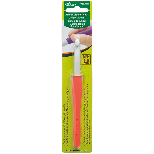 Ganchillo 9.0 mm, Ganchillo Amour Clover de 9.0 mm para crochet