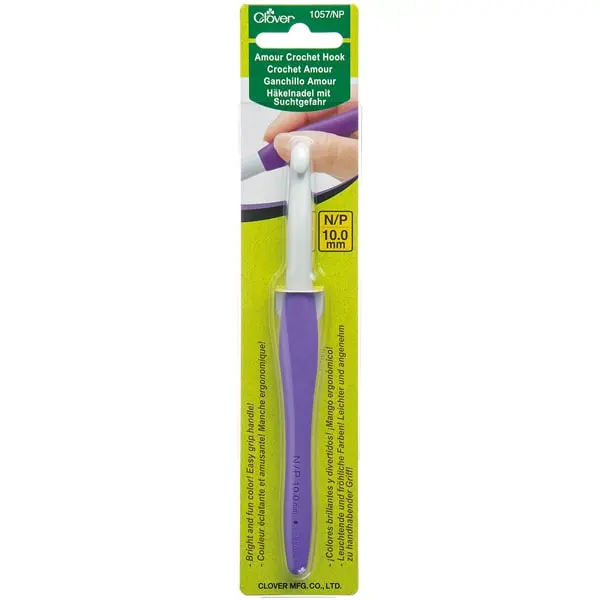 Ganchillo 10 mm, Ganchillo Amour Clover de 10.0 mm para crochet
