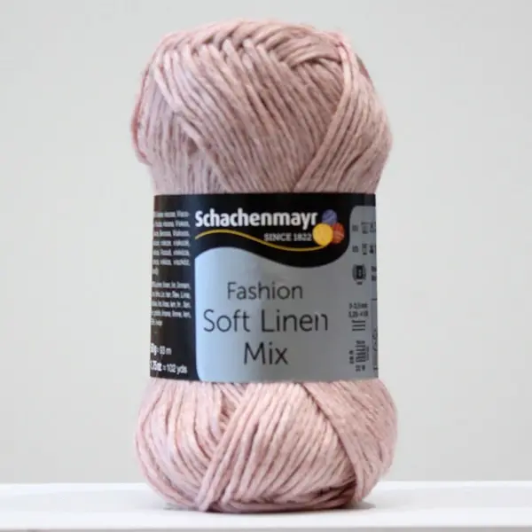 Soft Linen 0040, Hilo Schachenmayr de la colección Soft Linen Mix, color 0040-rosa