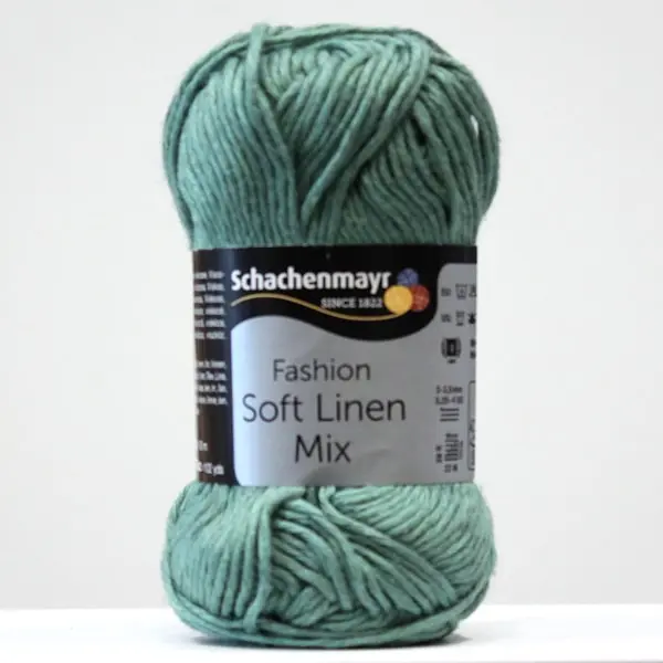 Soft Linen 0071, Hilo Schachenmayr de la colección Soft Linen Mix, color 0071-verde