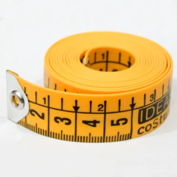 Cinta métrica, Cinta métrica de sastre de 150 cm de longitud.