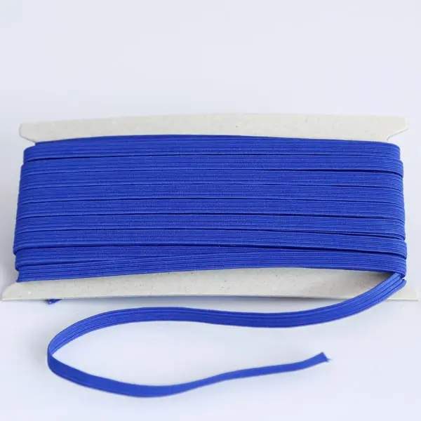 Goma plana azul, Cinta plana de goma elástica azul nº 8 (6 mm de ancho)