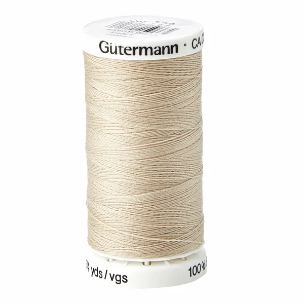 500m Beige 0722, Bobina de 500 m de hilo coselotodo beige (ref 722) de Gütermann