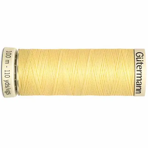 Amarillo 578, Bobina de 100 m de hilo coselotodo amarillo (ref 578) de Gütermann