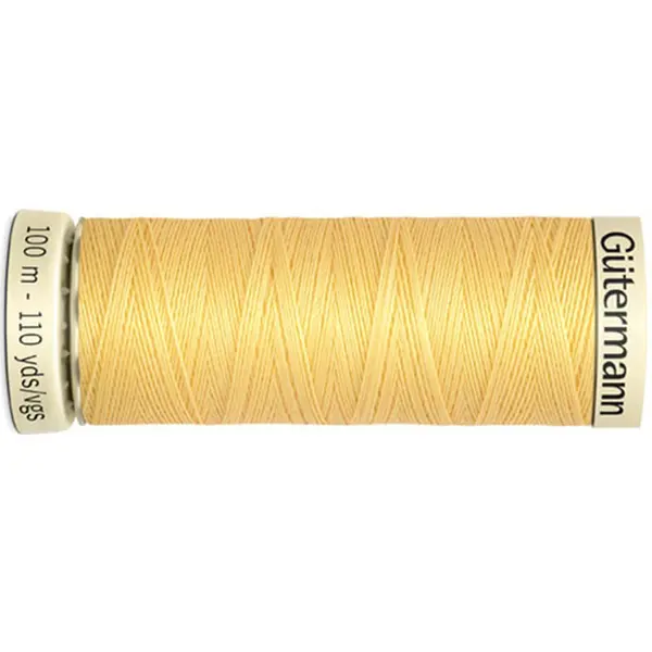 Amarillo 7, Bobina de 100 m de hilo coselotodo amarillo (ref 7) de Gütermann