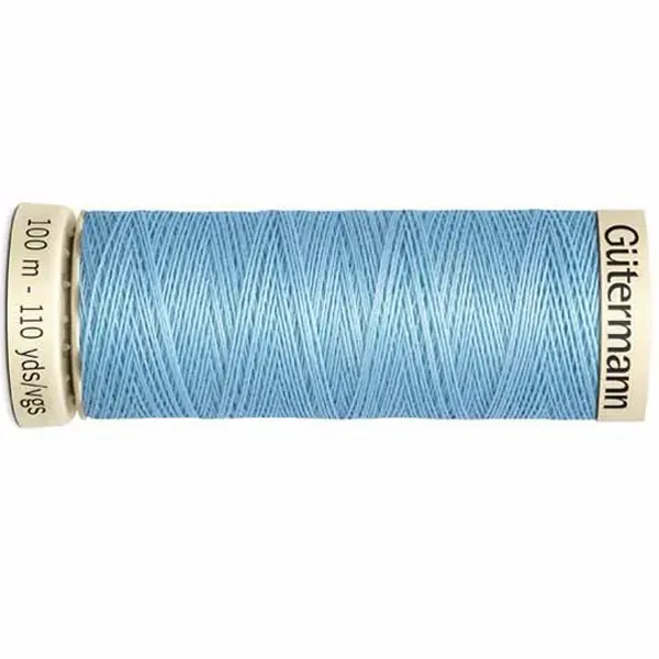 Azul 196, Bobina de 100 m de hilo coselotodo azul (ref 196) de Gütermann