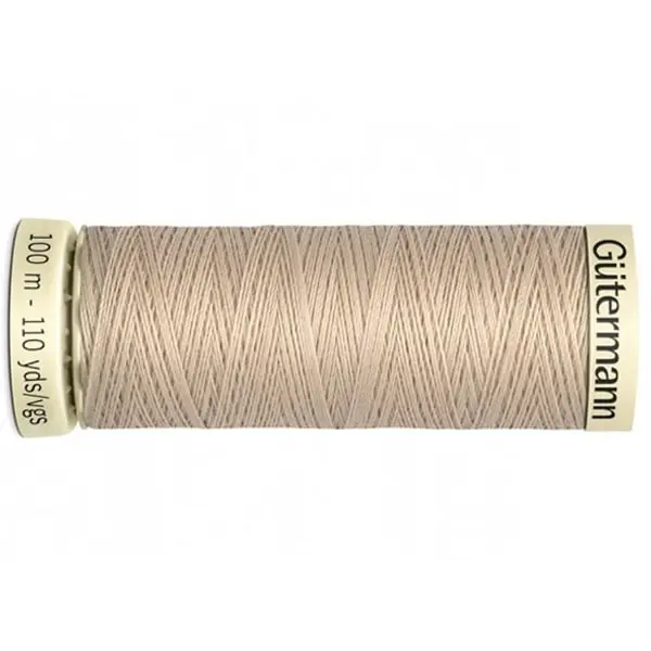 Beige 198, Bobina de 100 m de hilo coselotodo beige (ref 198) de Gütermann