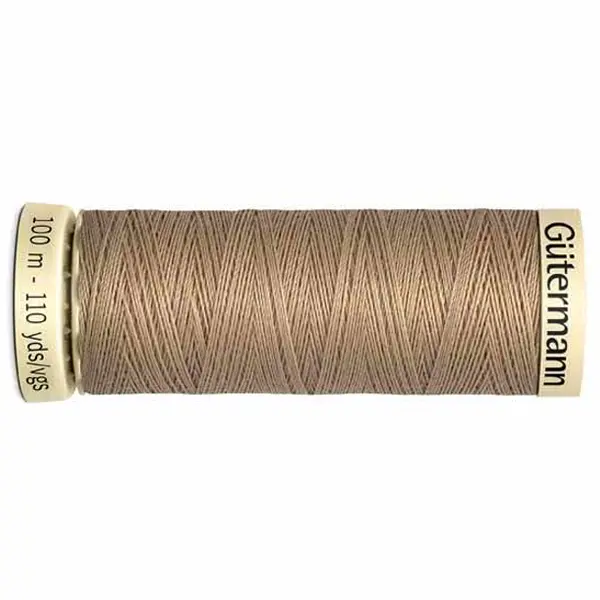 Beige 215, Bobina de 100 m de hilo coselotodo beige  (ref 215) de Gütermann