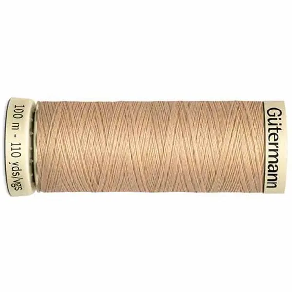 Beige 421, Bobina de 100 m de hilo coselotodo beige  (ref 421) de Gütermann