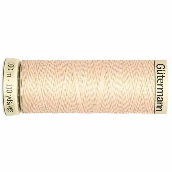 Beige 5, Bobina de 100 m de hilo coselotodo beige  (ref 5) de Gütermann