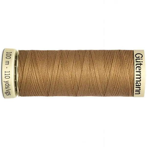 Beige 591, Bobina de 100 m de hilo coselotodo beige  (ref 591) de Gütermann
