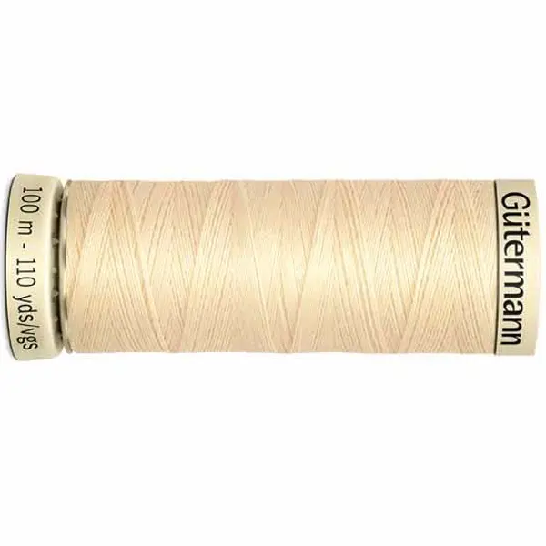 Beige 610, Bobina de 100 m de hilo coselotodo beige (ref 610) de Gütermann