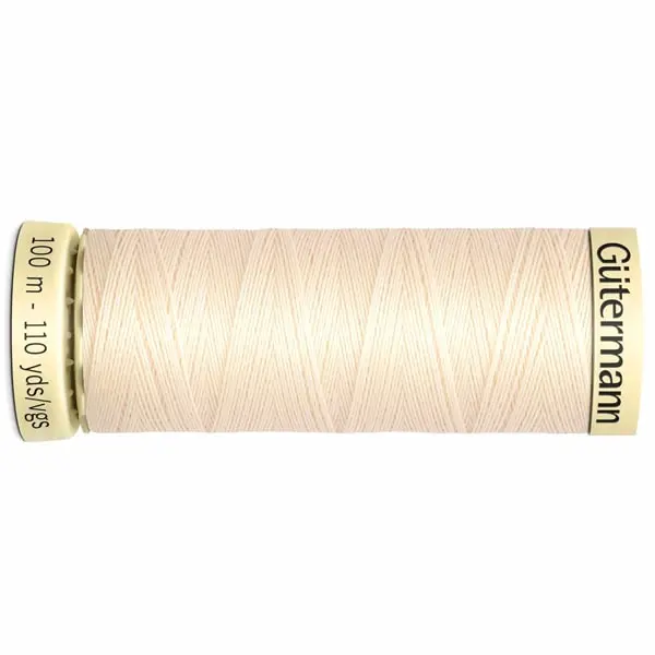 Beige 802, Bobina de 100 m de hilo coselotodo beige  (ref 802) de Gütermann