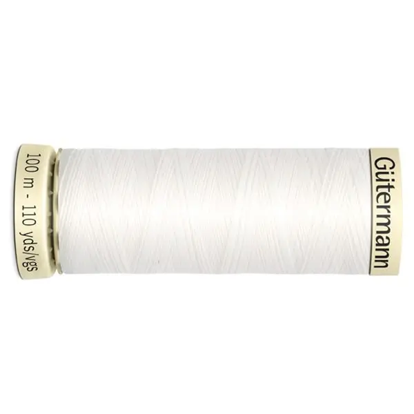 Blanco 800, Bobina de 100 m de hilo coselotodo blanco (ref 800) de Gütermann