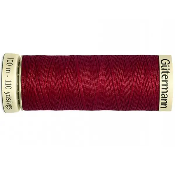 Granate 221, Bobina de 100 m de hilo coselotodo granate (ref 221) de Gütermann