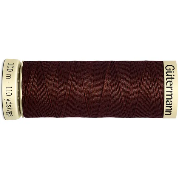 Marrón 230, Bobina de 100 m de hilo coselotodo marrón (ref 230) de Gütermann