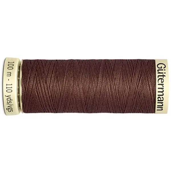 Marrón 423, Bobina de 100 m de hilo coselotodo marrón  (ref 423) de Gütermann