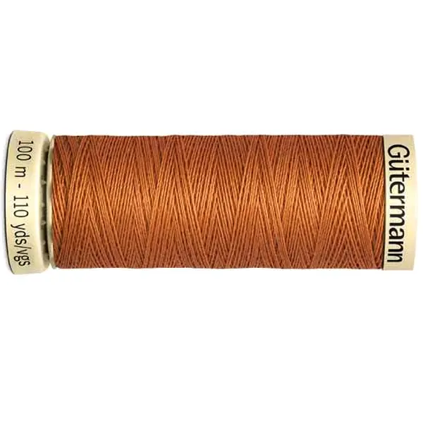 Marrón 612, Bobina de 100 m de hilo coselotodo marrón (ref 612) de Gütermann