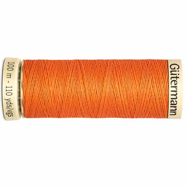 Naranja 285, Bobina de 100 m de hilo coselotodo naranja (ref 285) de Gütermann