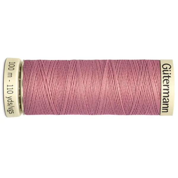 Rosa 473, Bobina de 100 m de hilo coselotodo rosa (ref 473) de Gütermann