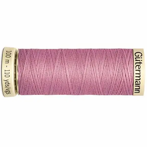 Rosa 663, Bobina de 100 m de hilo coselotodo rosa (ref 663) de Gütermann