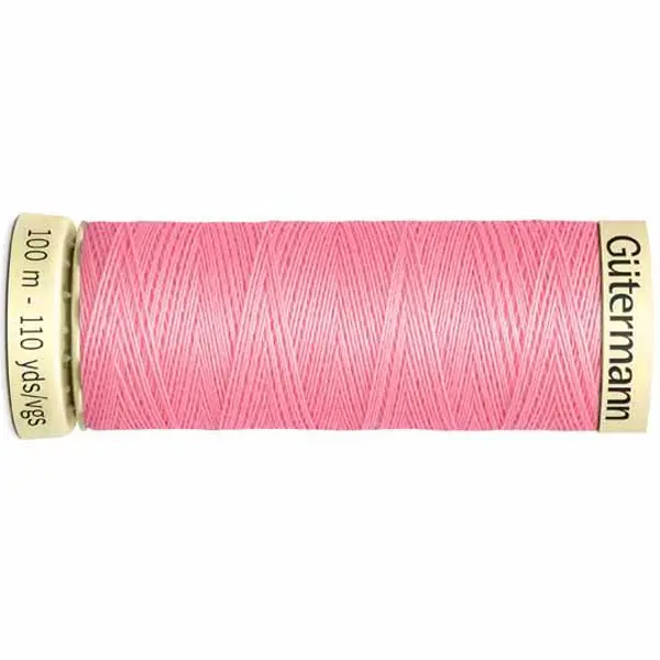 Rosa 758, Bobina de 100 m de hilo coselotodo rosa (ref 758) de Gütermann