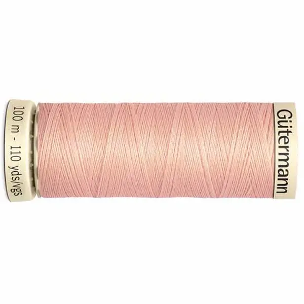 Salmón 165, Bobina de 100 m de hilo coselotodo salmón (ref 165) de Gütermann