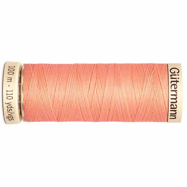 Salmón 586, Bobina de 100 m de hilo coselotodo salmón (ref 586) de Gütermann