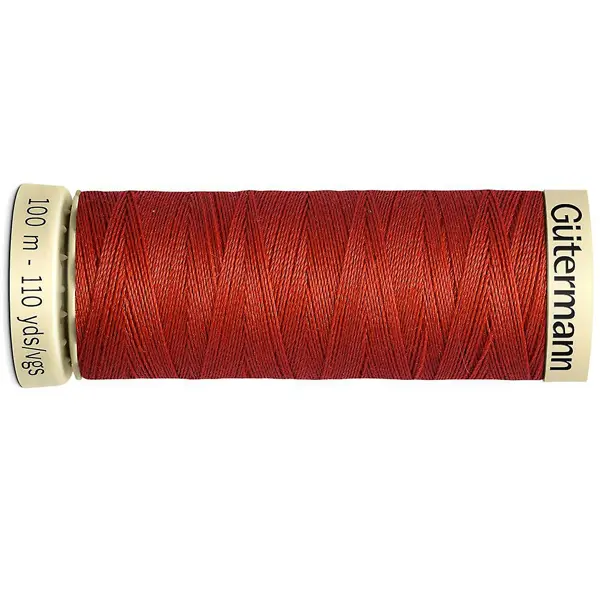 Teja 589, Bobina de 100 m de hilo coselotodo teja (ref 589) de Gütermann