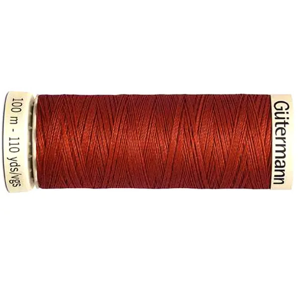 Teja 837, Bobina de 100 m de hilo coselotodo teja (ref 837) de Gütermann