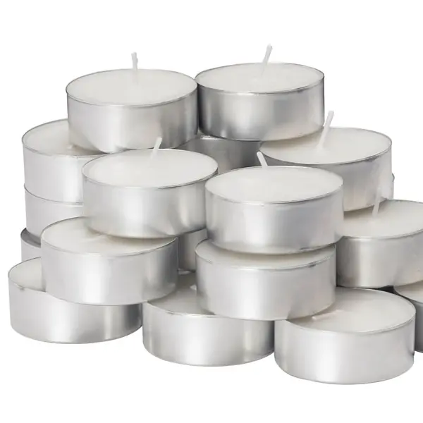 Pack 5 velas 6 cm, Pack de 5 velas de 6cm de diámetro para los portavelas de 7 cm
