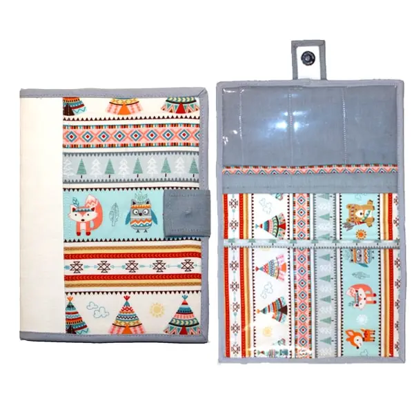 Portadocumentos Indio, Kit portadocumentos estampado indio