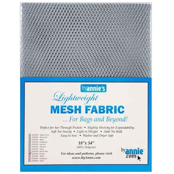 Mesh Pewter, Este tejido incluso se puede planchar a baja potencia. Color gris. Medida 45 x 1