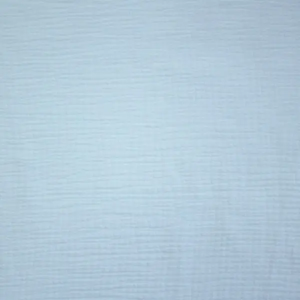 Muselina Azul Claro, Tejido de muselina de algodón en color azul claro 