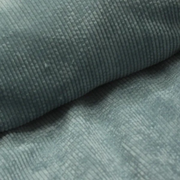 Pana Gruesa Turquesa, Tejido de pana gruesa de 150cm de ancho en color turquesa