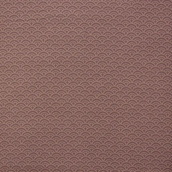 Conchas Malva, Típico estampado japonés de conchas sobre fondo malva, de Sevenberry