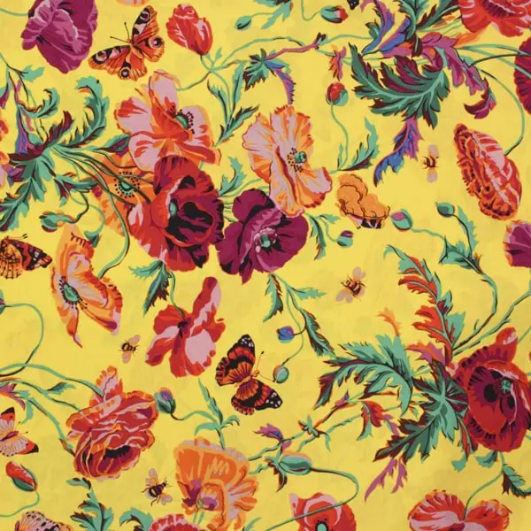 Meadow Yellow, Tela Kaffe Fassett colección Meadow - Ref PWPJ116 Yello 