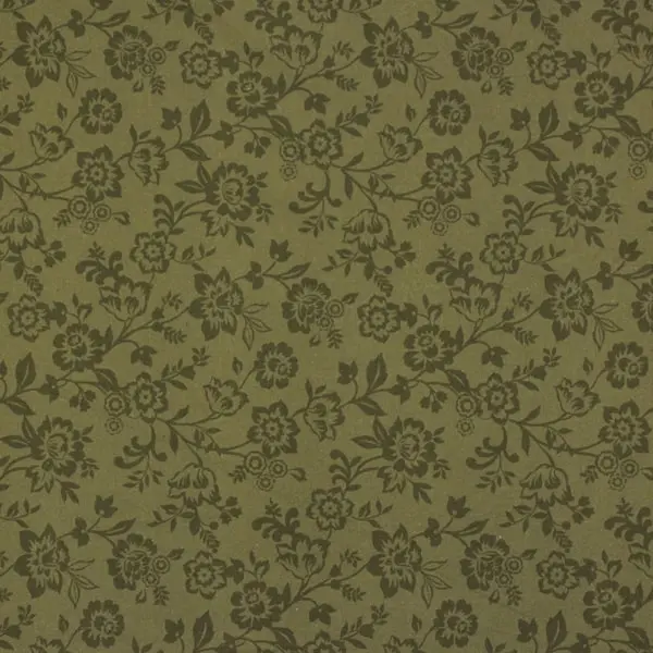 Ginger Green, Tela de Nancy Rink de la colección Ginger Grove-Ref R150438D Green