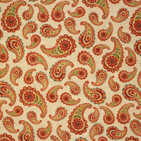 Paisley Ivory, Estampado de cachemir de la colección Avignon