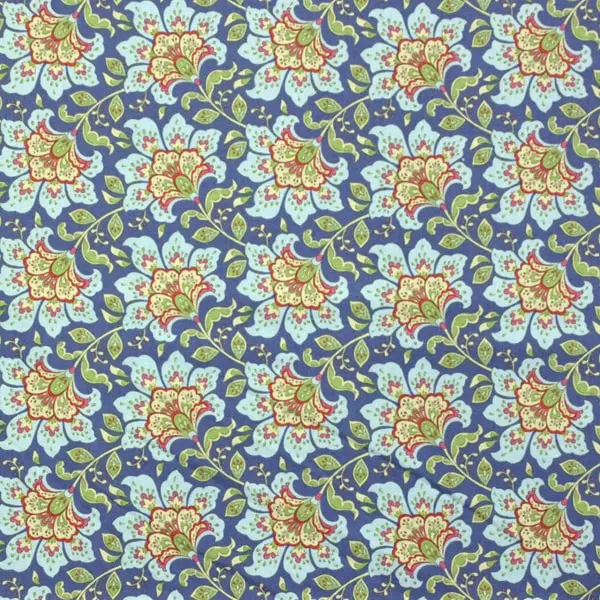 Flower Blueberry, Tela Tilda Flowermarket Blueberry - colección Bloomsville - Ref 100506