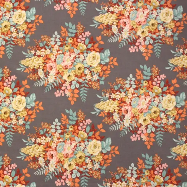 Whimsyflower Grey, Tela Tilda - colección Chic Escape, mod Whimsyflower Grey - Ref 100451