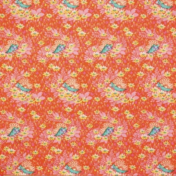 Tula Pink Dandy, Tela Tula Pink colección Tiny Beasts - Ref PWTP182 Glow 