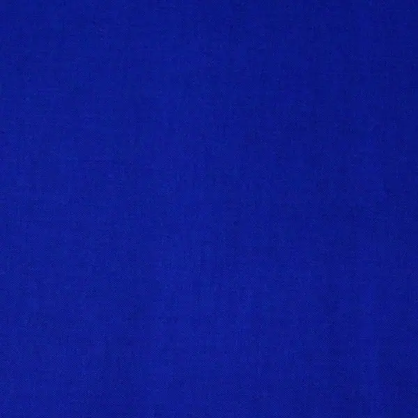 Azul Eléctrico, Tela lisa de algodón color azul eléctrico